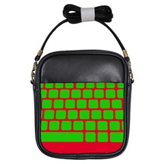 Keyboard Keys Computer Input Pc Girls Sling Bag by danenraven