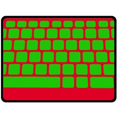 Keyboard Keys Computer Input Pc Fleece Blanket (large) by danenraven