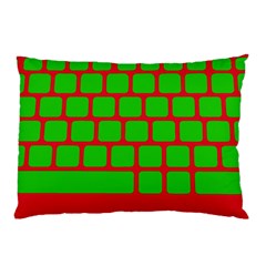 Keyboard Keys Computer Input Pc Pillow Case (two Sides) by danenraven