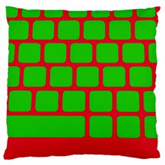 Keyboard Keys Computer Input Pc Large Cushion Case (two Sides) by danenraven