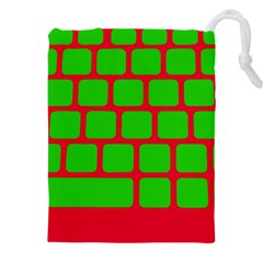 Keyboard Keys Computer Input Pc Drawstring Pouch (5xl) by danenraven