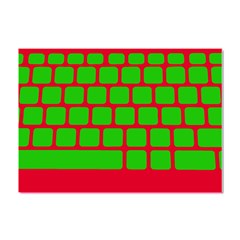 Keyboard Keys Computer Input Pc Crystal Sticker (a4) by danenraven