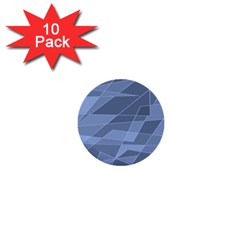 Lines Shapes Pattern Web Creative 1  Mini Buttons (10 Pack)  by danenraven