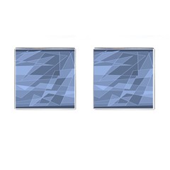 Lines Shapes Pattern Web Creative Cufflinks (square) by danenraven