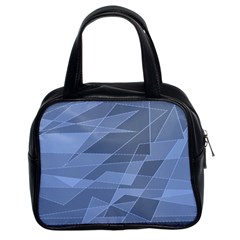 Lines Shapes Pattern Web Creative Classic Handbag (two Sides) by danenraven