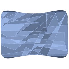 Lines Shapes Pattern Web Creative Velour Seat Head Rest Cushion by danenraven