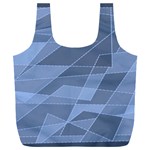 Lines Shapes Pattern Web Creative Full Print Recycle Bag (XXL) Front