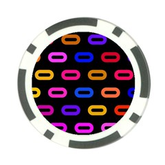 Pattern Background Structure Black Poker Chip Card Guard by danenraven