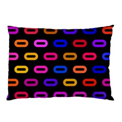 Pattern Background Structure Black Pillow Case by danenraven