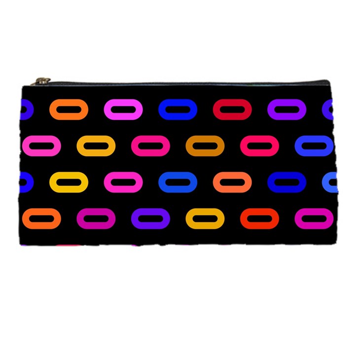 Pattern Background Structure Black Pencil Case