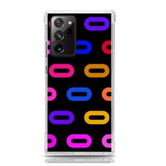 Pattern Background Structure Black Samsung Galaxy Note 20 Ultra Tpu Uv Case by danenraven