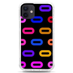 Pattern Background Structure Black Iphone 12 Mini Tpu Uv Print Case	 by danenraven