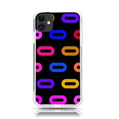 Pattern Background Structure Black Iphone 11 Tpu Uv Print Case by danenraven