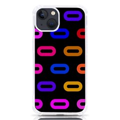 Pattern Background Structure Black Iphone 13 Tpu Uv Print Case by danenraven