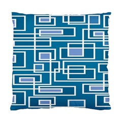 Geometric Rectangle Shape Linear Standard Cushion Case (one Side) by danenraven