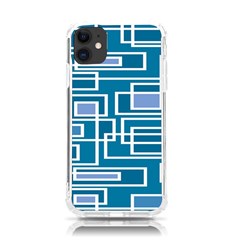 Geometric Rectangle Shape Linear Iphone 11 Tpu Uv Print Case by danenraven