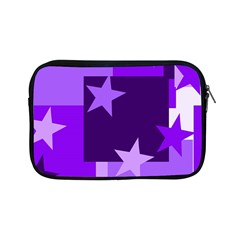 Purple Stars Pattern Shape Apple Ipad Mini Zipper Cases by danenraven