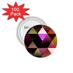 Abstract Geometric Triangles Shapes 1 75  Buttons (100 Pack)  by danenraven