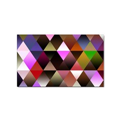 Abstract Geometric Triangles Shapes Sticker Rectangular (10 Pack) by danenraven