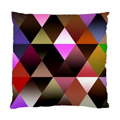 Abstract Geometric Triangles Shapes Standard Cushion Case (one Side) by danenraven