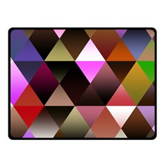 Abstract Geometric Triangles Shapes Fleece Blanket (small) by danenraven