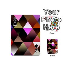 Abstract Geometric Triangles Shapes Playing Cards 54 Designs (mini) by danenraven