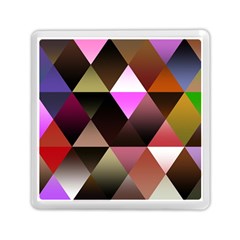 Abstract Geometric Triangles Shapes Memory Card Reader (square) by danenraven