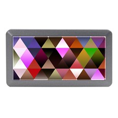 Abstract Geometric Triangles Shapes Memory Card Reader (mini) by danenraven