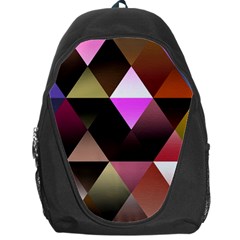 Abstract Geometric Triangles Shapes Backpack Bag by danenraven