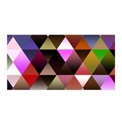 Abstract Geometric Triangles Shapes Satin Wrap 35  X 70  by danenraven