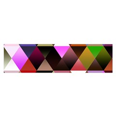 Abstract Geometric Triangles Shapes Oblong Satin Scarf (16  X 60 ) by danenraven