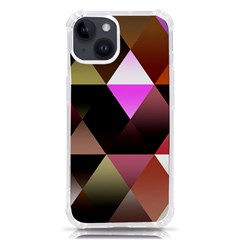 Abstract Geometric Triangles Shapes Iphone 14 Tpu Uv Print Case