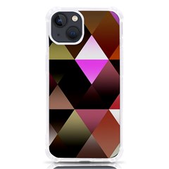 Abstract Geometric Triangles Shapes Iphone 13 Tpu Uv Print Case