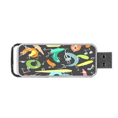 Repetition Seamless Child Sketch Portable Usb Flash (two Sides)