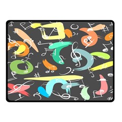 Repetition Seamless Child Sketch Two Sides Fleece Blanket (small) by danenraven