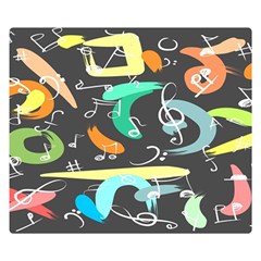 Repetition Seamless Child Sketch Premium Plush Fleece Blanket (small) by danenraven