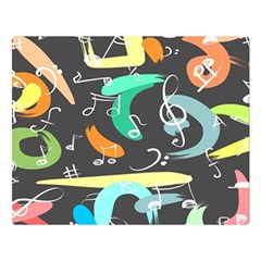 Repetition Seamless Child Sketch Premium Plush Fleece Blanket (large) by danenraven