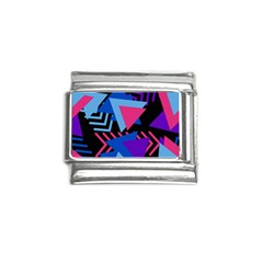 Memphis Pattern Geometric Abstract Italian Charm (9mm) by danenraven