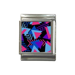 Memphis Pattern Geometric Abstract Italian Charm (13mm) by danenraven