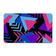 Memphis Pattern Geometric Abstract Magnet (rectangular) by danenraven