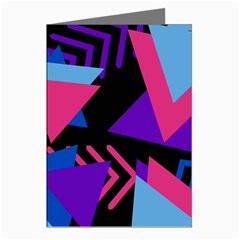 Memphis Pattern Geometric Abstract Greeting Cards (pkg Of 8) by danenraven