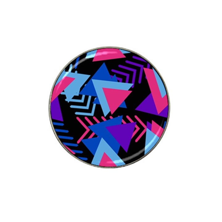 Memphis Pattern Geometric Abstract Hat Clip Ball Marker (4 pack)