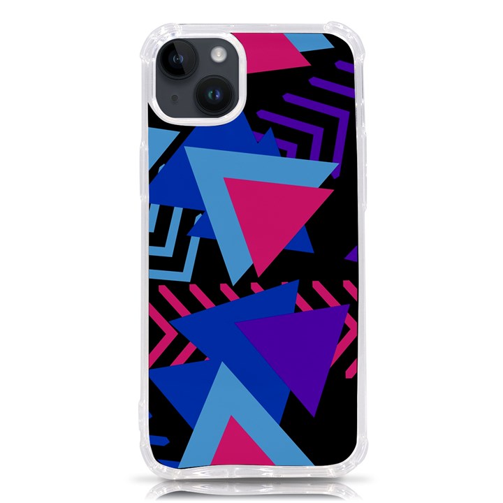 Memphis Pattern Geometric Abstract iPhone 14 Plus TPU UV Print Case