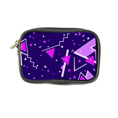 Purple Blue Geometric Pattern Coin Purse by danenraven