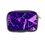 Purple Blue Geometric Pattern Coin Purse Back