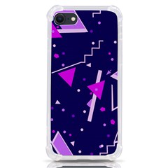 Purple Blue Geometric Pattern Iphone Se by danenraven