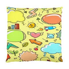 Cute Sketch Child Graphic Funny Standard Cushion Case (one Side) by danenraven