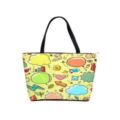 Cute Sketch Child Graphic Funny Classic Shoulder Handbag by danenraven