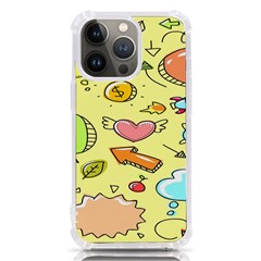 Cute Sketch Child Graphic Funny Iphone 13 Pro Tpu Uv Print Case by danenraven