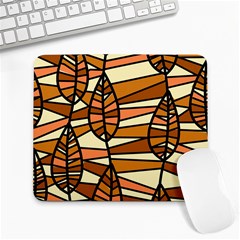 Autumn Leaf Mosaic Seamless Large Mousepad by danenraven